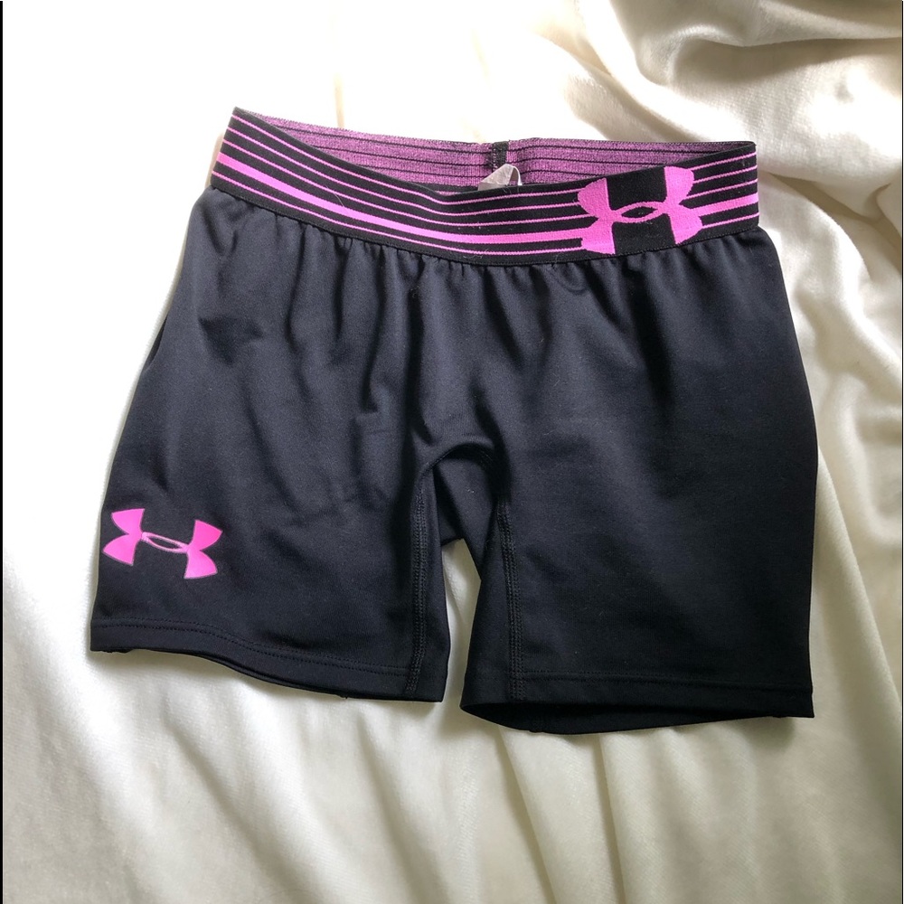 Under armour spandex shorts